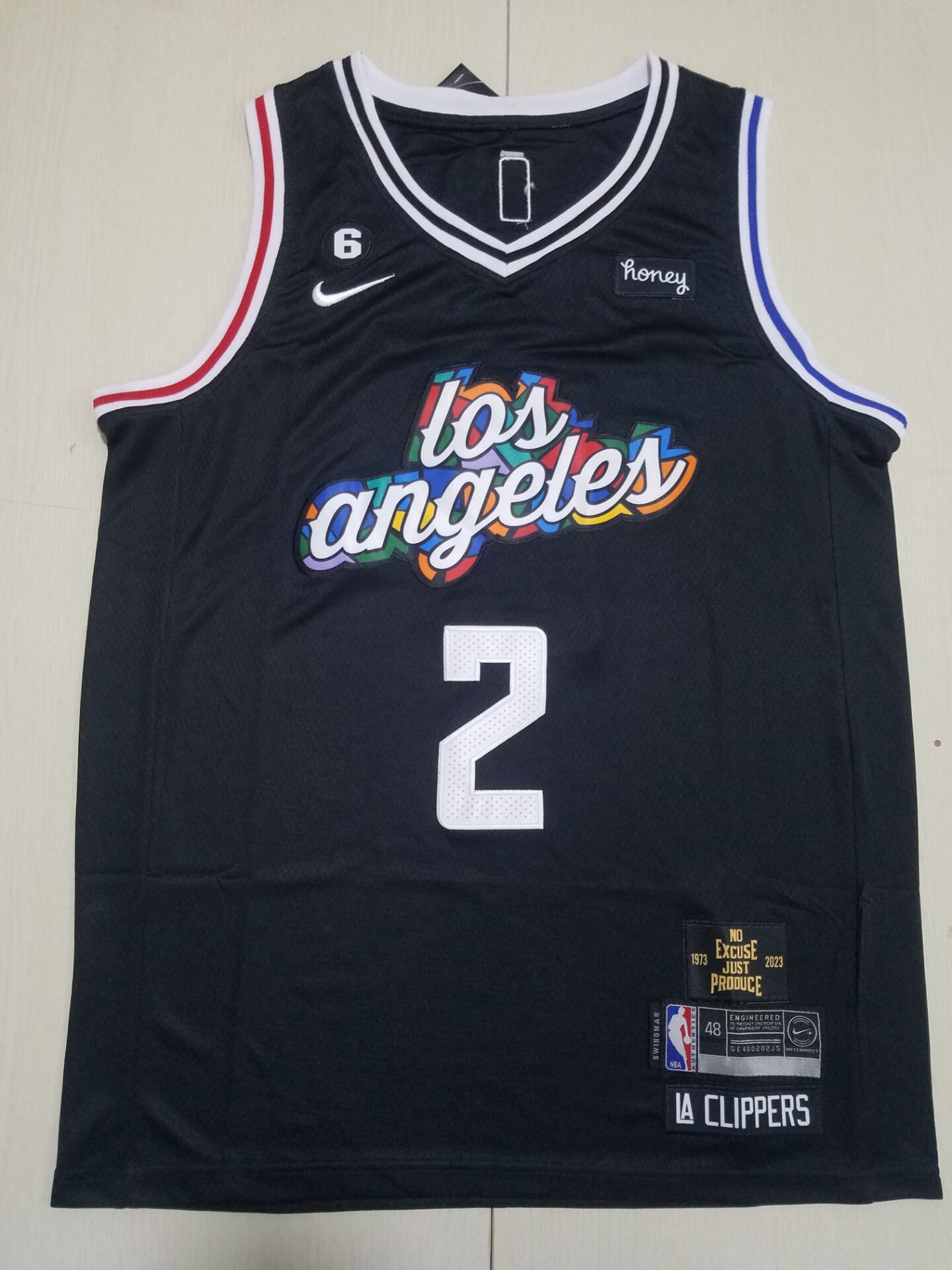 Men Los Angeles Clippers #2 Kawhi Leonard Black City Edition 2022 Nike NBA Jersey->chicago bulls->NBA Jersey